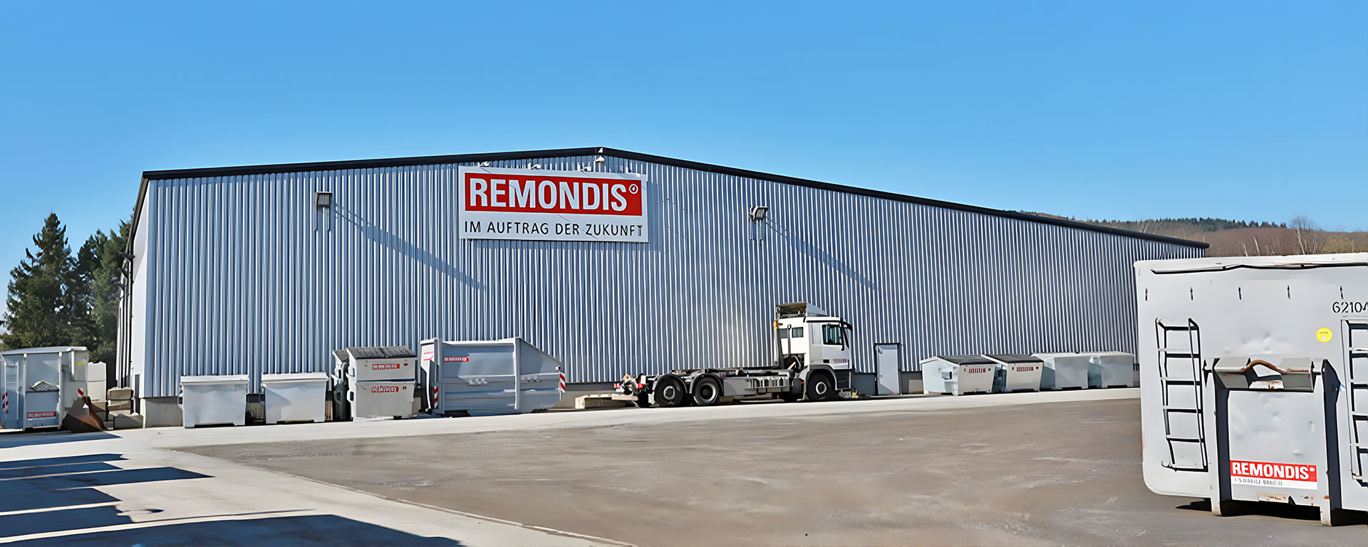 Container Shop Gebäude Fläche Standort Remondis